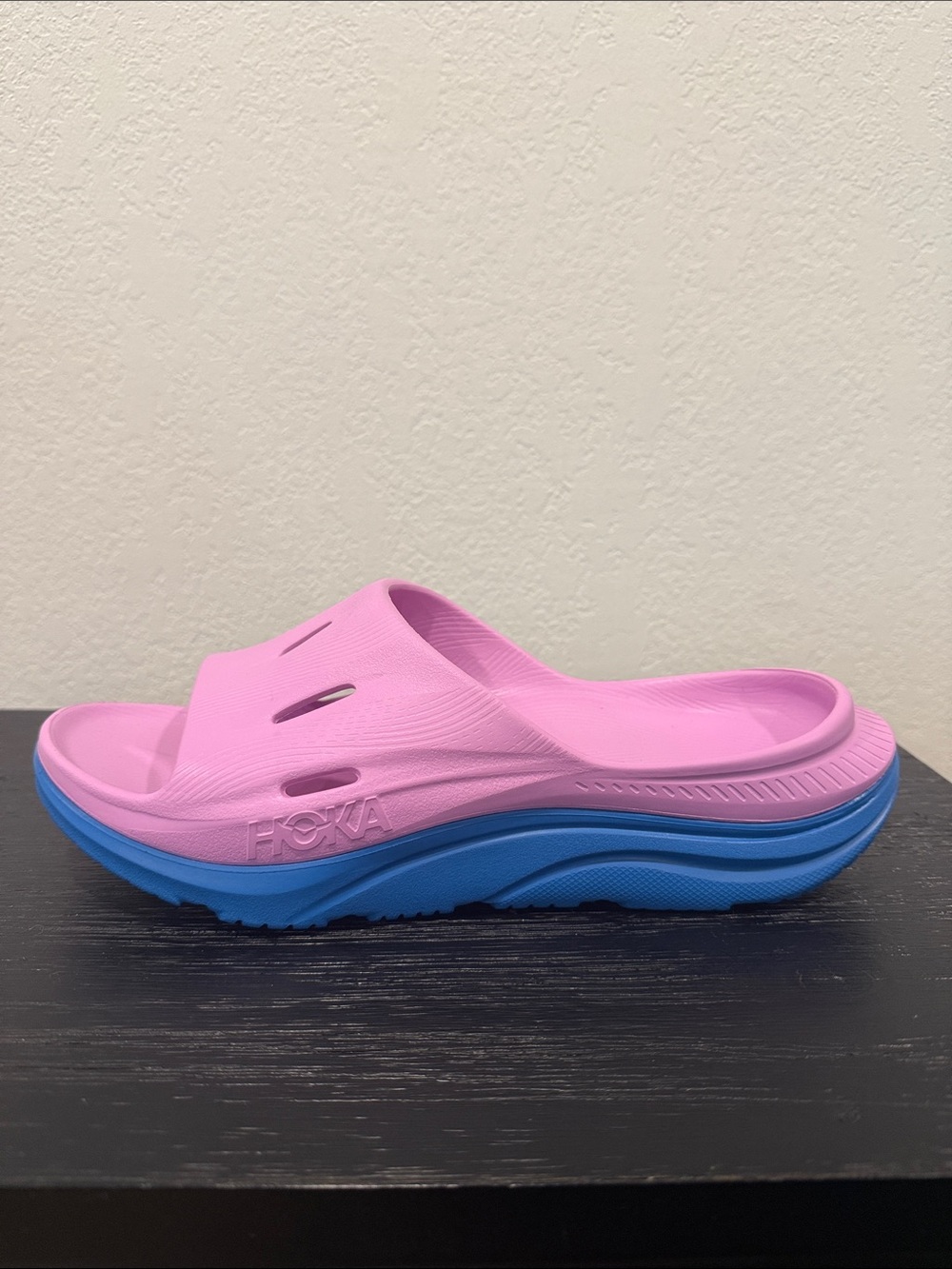 Hoka Ora Recovery Slides - Lavender & Navy Women’s 13 or Men’s 11 ~ Comfortable